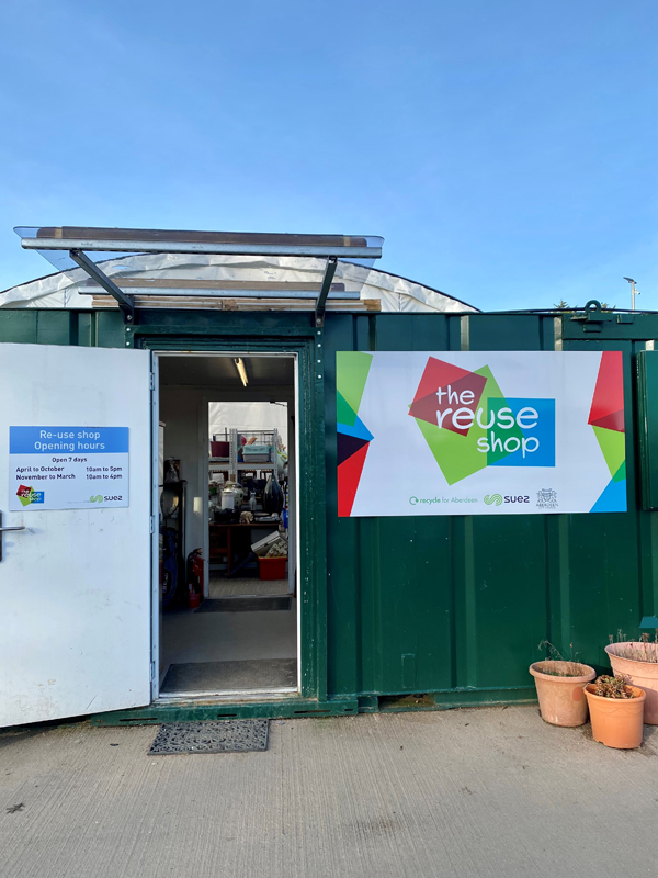 Reuse Shop, Hazelhead Recycling Centre